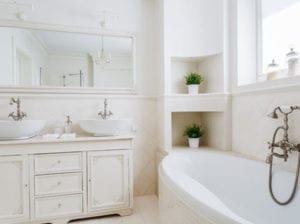 residential bathroom cleaning